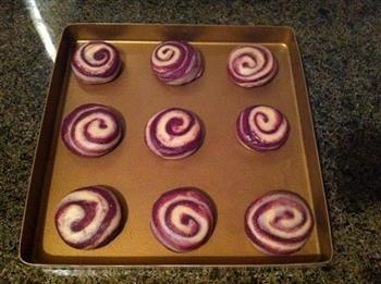 紫薯螺旋绿豆饼的做法图解17