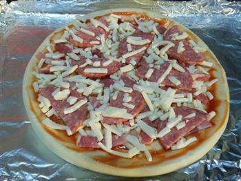 纯肉披萨的做法步骤12
