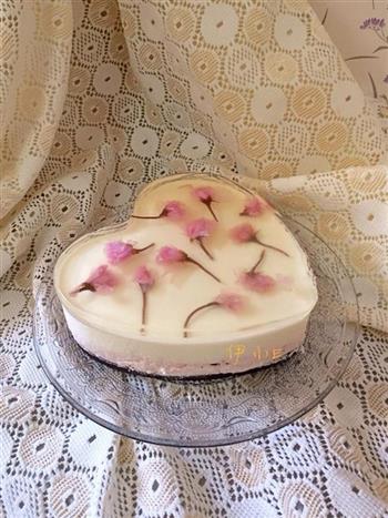 樱花酸奶慕斯蛋糕的做法步骤16