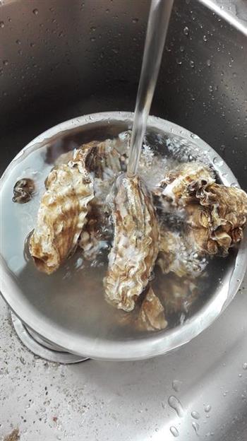 牡蛎粥的做法图解2