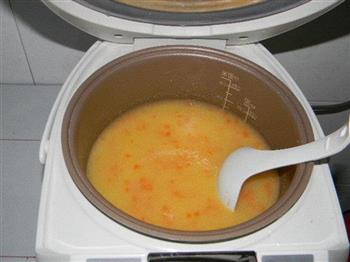 咸味胡萝卜丁玉米粥的做法步骤7
