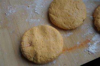 南瓜紫薯饼的做法步骤12