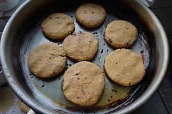 南瓜紫薯饼的做法步骤14