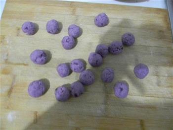 油炸紫薯丸子的做法图解4