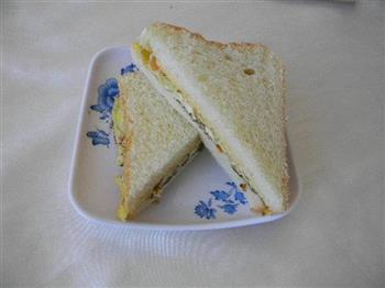 自制三明治的做法图解9