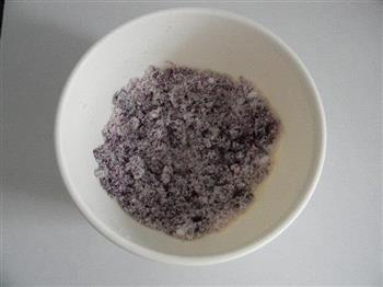 紫薯蛋白椰丝球的做法图解3