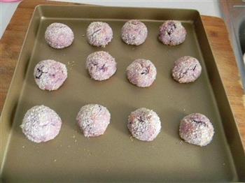 紫薯蛋白椰丝球的做法图解8