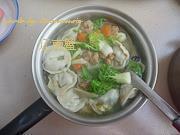 酸汤酥肉元宝饺的做法步骤12