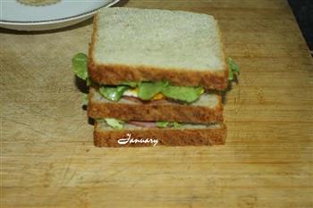 火腿三明治的做法步骤4