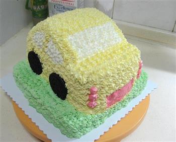 小汽车生日蛋糕的做法步骤32