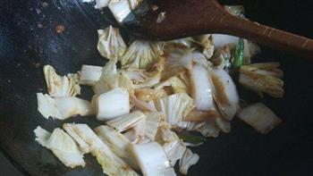 家常豆腐烧白菜的做法步骤5
