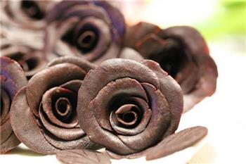 手工巧克力玫瑰花的做法图解13