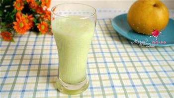 黄金梨芹菜汁的做法步骤7