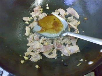 豉香蒜苔炒肉片的做法步骤4