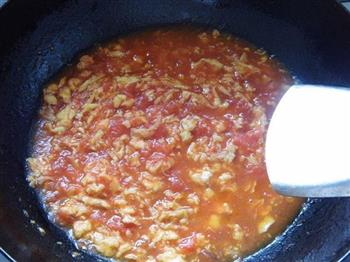 番茄鸡蛋酱拌面的做法步骤8