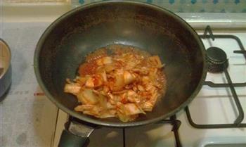 辣白菜炒章鱼的做法步骤8