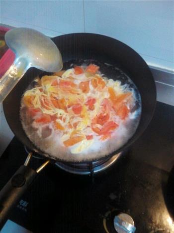 西红柿炒蛋汤的做法图解6