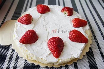 黄桃草莓裸蛋糕的做法步骤15