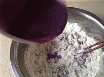 奶香紫薯馒头的做法图解11
