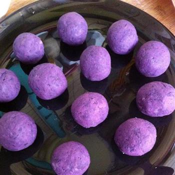 丸美紫薯球的做法步骤2