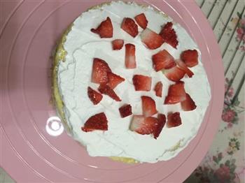 奶油草莓蛋糕的做法图解10