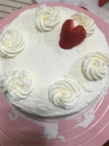 奶油草莓蛋糕的做法步骤11