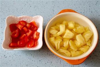 彩椒菠萝鸡丁的做法步骤3