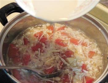 金针番茄蛋花汤的做法图解10