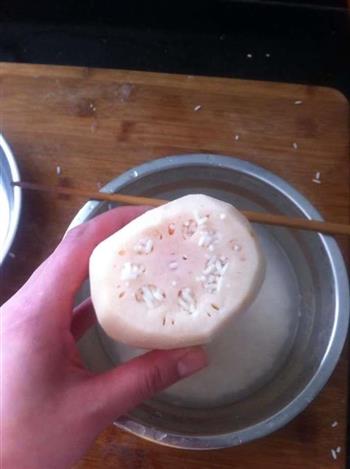红糖糯米藕片的做法步骤3