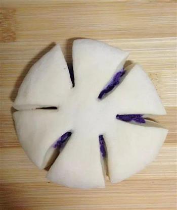 紫薯花朵面包的做法步骤9