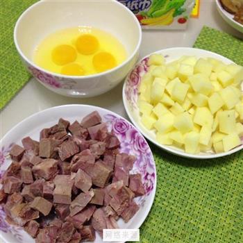 土豆牛肉咖喱蛋包饭的做法步骤1