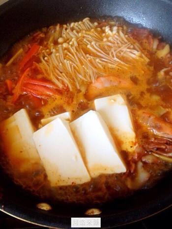 韩式泡菜锅的做法步骤8