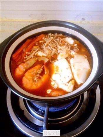 韩式泡菜锅的做法步骤9