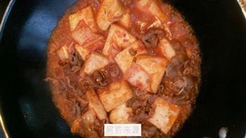 韩式泡菜肥牛锅塌豆腐的做法步骤5