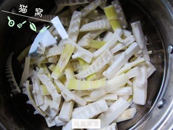 焙煎蒜香笋的做法步骤2