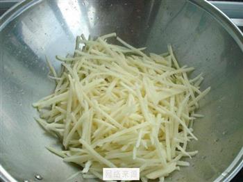 青椒土豆丝的做法步骤4