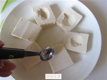 豆腐酿的做法图解3
