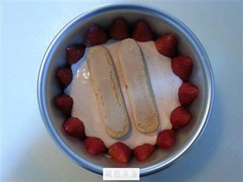 草莓慕斯蛋糕的做法步骤12