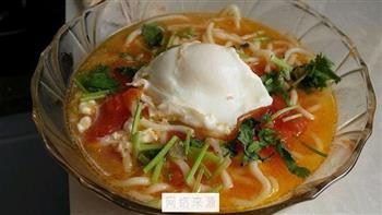 西红柿荷包蛋手擀面汤的做法步骤10