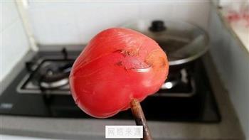 西红柿荷包蛋手擀面汤的做法步骤3