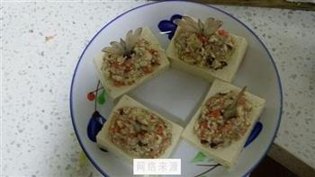 鲜虾酿豆腐的做法步骤8