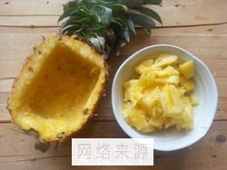 培根菠萝炒饭的做法步骤5