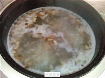 双米羊肉真姬菇粥的做法图解6