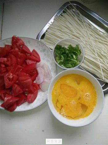 西红柿鸡蛋打卤面的做法步骤2