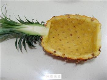培根菠萝炒饭的做法图解4