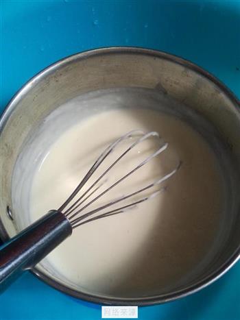 椰丝牛奶小方的做法步骤2