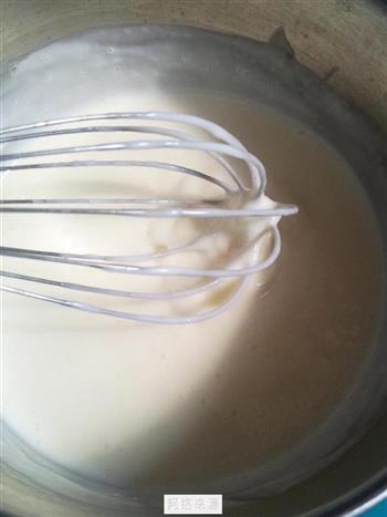 椰丝牛奶小方的做法图解3
