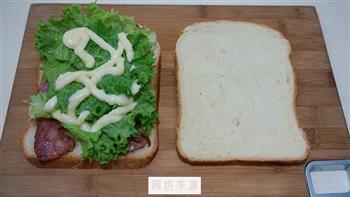 荷美尔培根三明治的做法步骤7