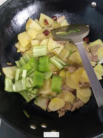 土豆青椒肉片的做法步骤12
