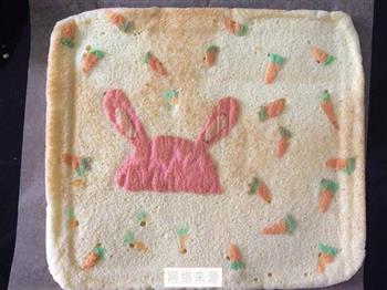 小兔子奶油蛋糕卷的做法步骤13